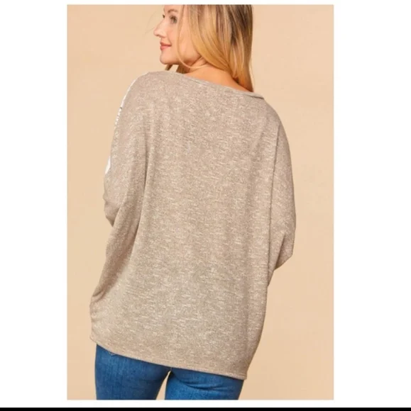 Paisley patchwork dolman top - Picture 7 of 8